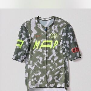 MAAP Women's Camouflage Cycling Jersey - Green